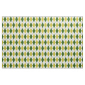 Groen en geel patroon stof (Fat Quarter)