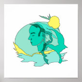 groen en geel poster (Voorkant)