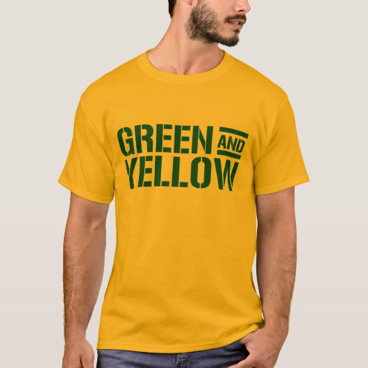 Groen en geel Shirt (Voorkant)