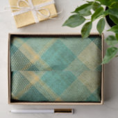 Groen en geel speleffect tissuepapier (Geschenk)