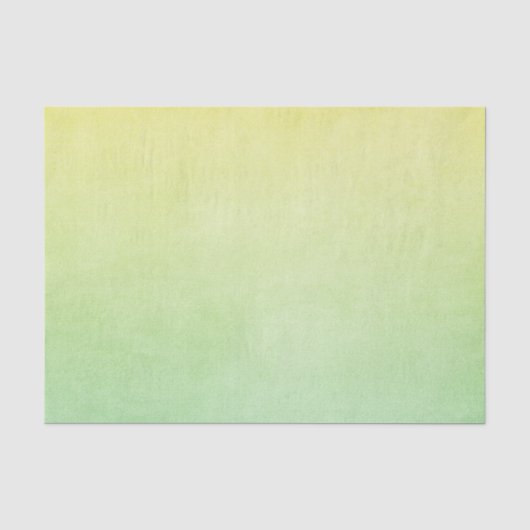 Groen en Geel Waterverf Tissuepapier (Voorkant)