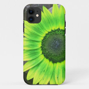 Groen en Geel Zonnebloem iPhone 5 Hoesje
