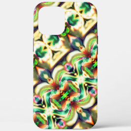 Groen en gekleurd rapport met ruwe glasstijl Case-Mate iPhone case