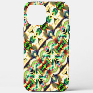 Groen en gekleurd rapport met ruwe glasstijl Case-Mate iPhone case