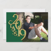 Groen en Goud 2019 Afstuderen Kaart (Voorkant)