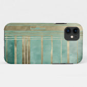 Groen en Goud Abstract #3 Case-Mate iPhone Case (Achterkant (horizontaal))