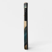 Groen en Goud Abstract #4 Case-Mate iPhone Case (Achterkant/links)