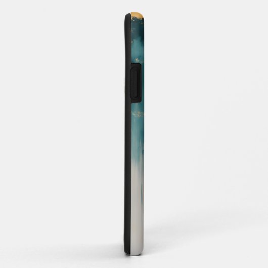 Groen en Goud Abstract #5 Case-Mate iPhone Case (Achterkant/rechts)