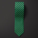 Groen en Goud Atom Patroon Stropdas<br><div class="desc">Onderscheidend atoomicoon patroon stropdas in een stijlvol,  conservatief ontwerp,  ideaal voor natuurkundeleraren,  nucleaire wetenschappers,  of nerds die houden van het grote ontwerp. Bekijk zeker onze bijpassende sokken met hetzelfde ontwerp om een uniek combo-cadeau te creëer.</div>