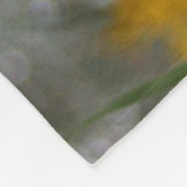 Groen en goud Australische watersbloesems Fleece Deken (Hoek)