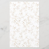 Groen en goud Baby shower gamen over of onder? (Achterkant)