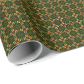 Groen en goud cadeaupapier (Rol Hoek)