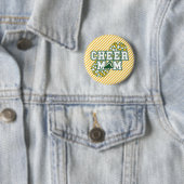 Groen en Goud Cheer Moeder Ronde Button 5,7 Cm (In situ)