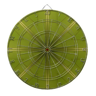 Groen en goud dartbord