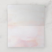 Groen en Goud Elegant Tuin Bruiloft Plaatskaartje (Binnenkant ongevouwen)