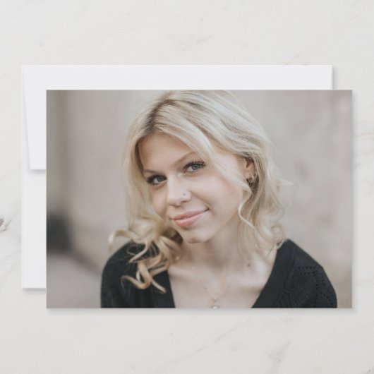 Groen en Goud Elegante Pawprint (Foto Terug) Kaart (Achterkant)