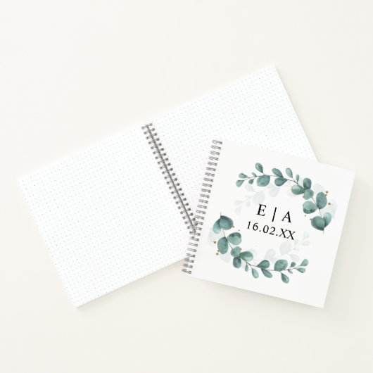 Groen en goud - Eucalyptus Weddenschap Boek (Binnen)