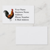 Groen en Goud  Haan Schilderen Visitekaartje (Voorkant / Achterkant)