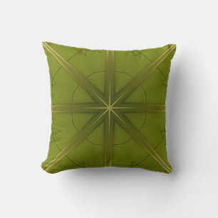 Groen en goud kussen