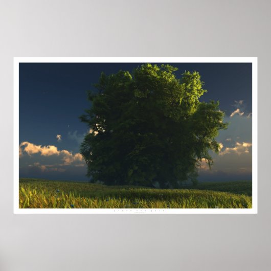 Groen en goud poster (Voorkant)