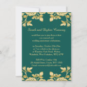 Groen en goud rozen Woedende Wowal Vernieuwing Gro Kaart (Achterkant)