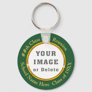 Groen en Goud, Souvenirs Items voor klasse Reunion Sleutelhanger