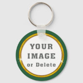 Groen en Goud, Souvenirs Items voor klasse Reunion Sleutelhanger (Achterkant)