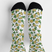 Groen en goud St Patrick's Lucky You Shamrock Sokken (Top)