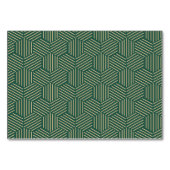 Groen en Goud Trouwtafel Kaarten (Achterkant)