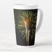 Groen en Goud Vuurwerk Vakantievereniging Latte Mok (Rechterhoek)
