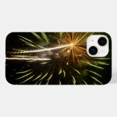 Groen en Goud Vuurwerk Vakantieverjaardagsfeest Case-Mate iPhone Case (Achterkant (horizontaal))