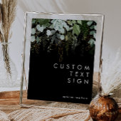 Groen en Goud | Zwarte Kaarten en Geschenken Custo Poster