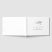 Groen en Gouden Bladeren Bruiloft Gastenboek (Volledig)