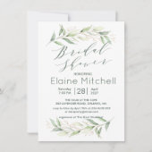 Groen en gouden gebladerte Vrijgezellenfeest Kaart (Voorkant)