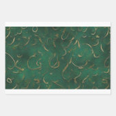 Groen en Gouden Inpakpapier Vel (Voorkant 3)