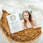 Groen en gouden kruis | Fotobevestiging Kaart