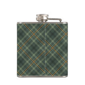 Groen en gouden spelden heupfles (Achterkant)