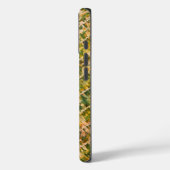 Groen en gouden tie-dye chevronpatroon Case-Mate iPhone case (Achterkant / Links)