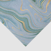 Groen en goudgaren/marmer 2 tissuepapier (Detail)