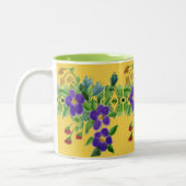  Groen en Goudgeel Tweekleurige Koffiemok (Links)