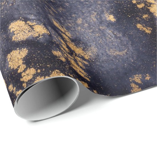 Groen en goudhoudend marmer-verpakkingspapier cadeaupapier (Rol Hoek)