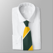 Groen en goudkleurig Stropdas (Gebonden)