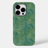 Groen en goudpalmblad Case-Mate iPhone case (Achterkant)