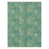 Groen en goudpalmblad tafelkleed (Voorkant)