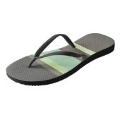 groen en grijs Abstract Strepen Teenslippers
