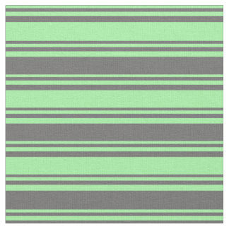 Groen en grijs gekleurd StripesPatroon Stof