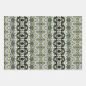 Groen en grijs inpakpapier vel (Voorkant 3)