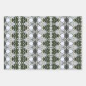 Groen en grijs inpakpapier vel (Voorkant 2)