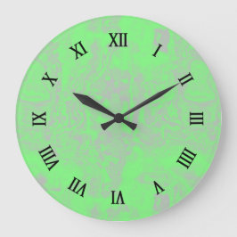 groen en grijs marmer grote klok