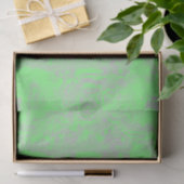 groen en grijs marmer tissuepapier (Geschenk)